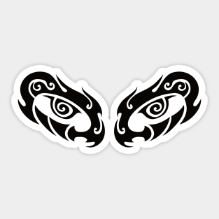 Abstract tribal tattoo with eye concept No. A46 Sticker